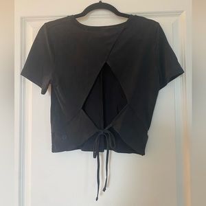 Lululemon Tie Open Back Tee